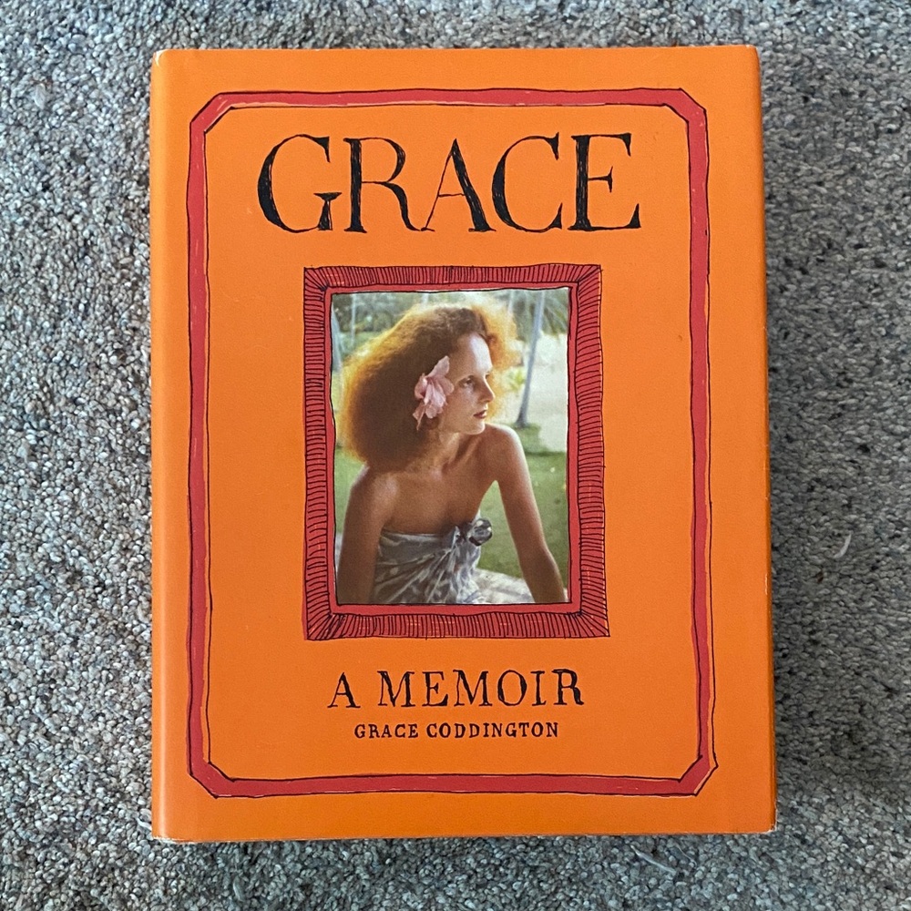 Orange 'Grace: A Memoir' Book 📕 hardcover with dust jacket